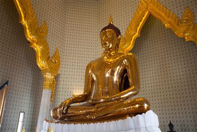 Goldener Buddha im Wat Traimit Tempel